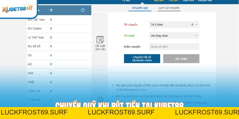 Rút Tiền Kubet88 Tại Kubet88 M1 Siêu Tốc Chỉ Với 2 Phút